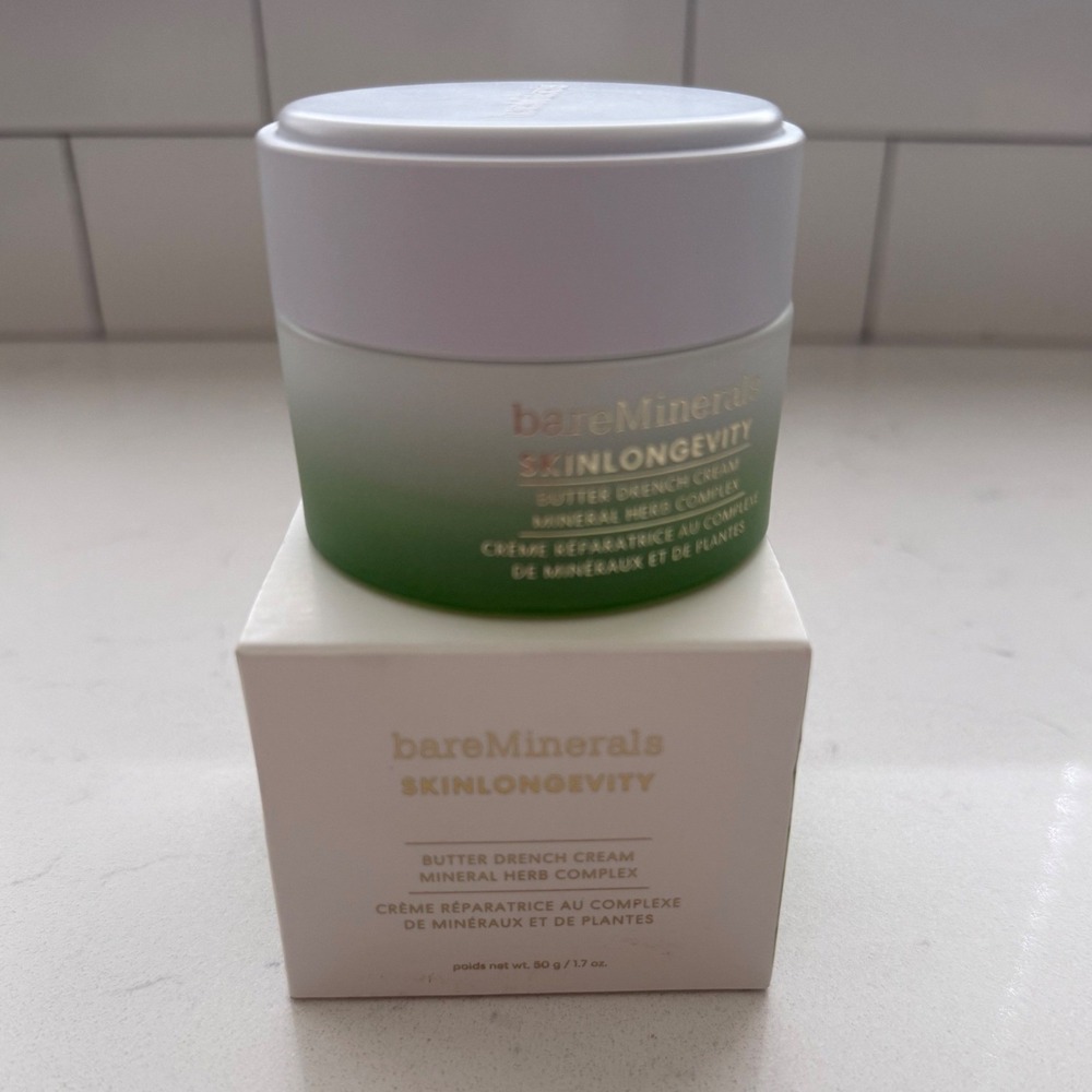 bareMinerals Skinlongevity Butter Drench Cream 1.7oz/50g Ultra Rich Face NIB - Picture 12 of 12